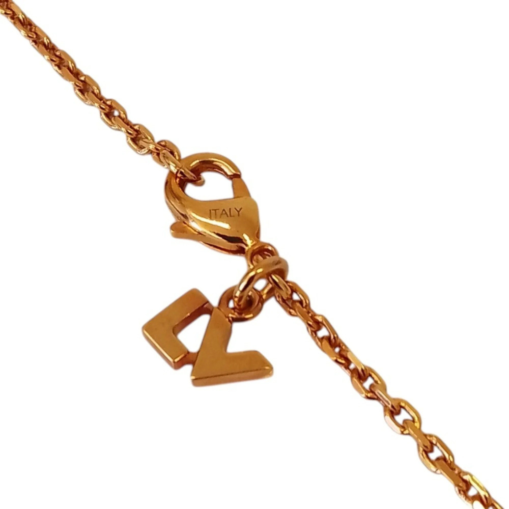 LOUIS VUITTON Gold Necklace - Picture 5 of 7